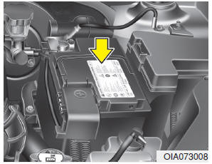 Hyundai i10 > Für einen guten Batteriebetrieb - Batterie - Wartung - Hyundai  i10 Betriebsanleitung